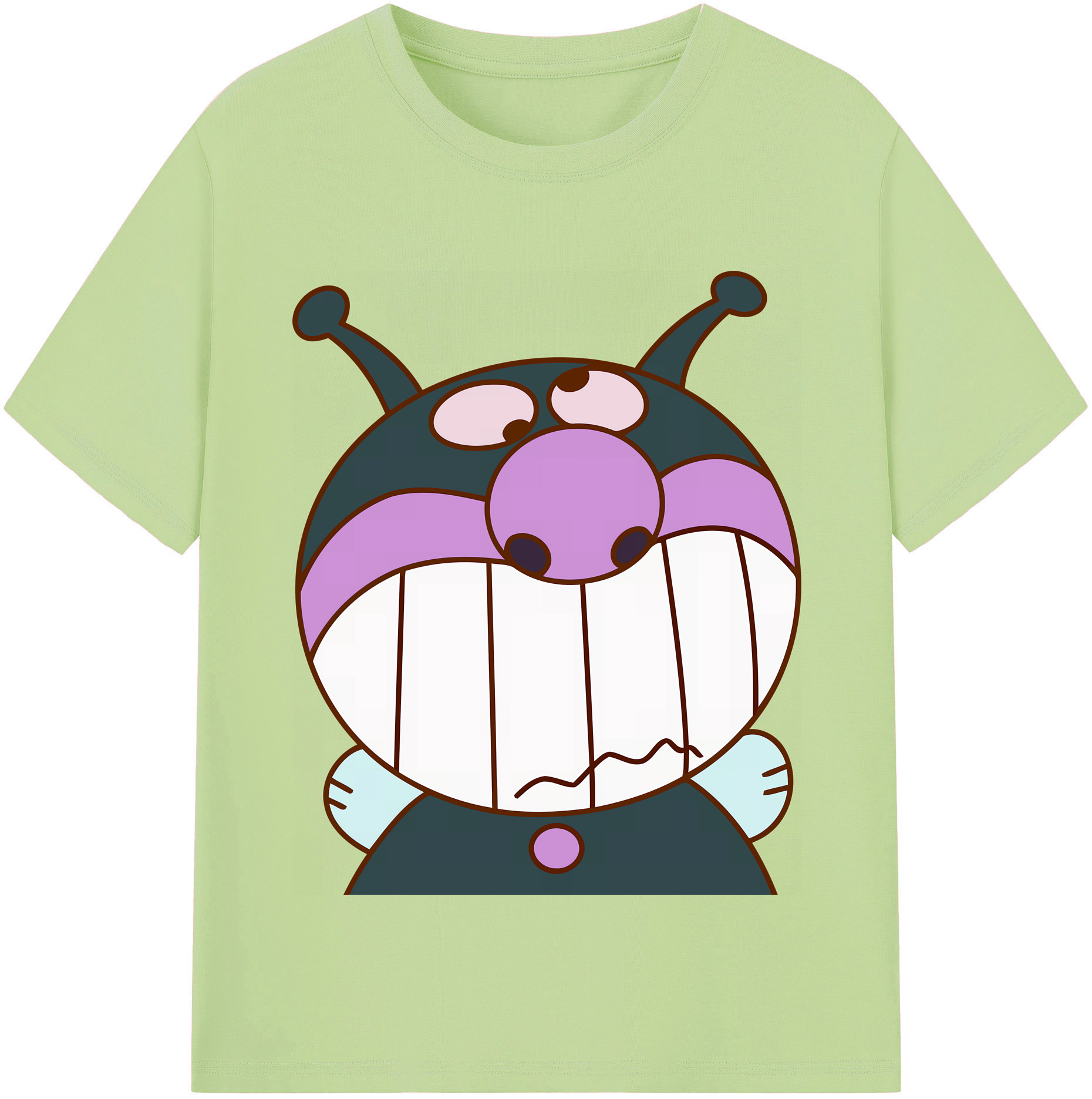 （画像用） アンパンマン Anpanman 綿100％半袖Tシャツ（フロントプリント）